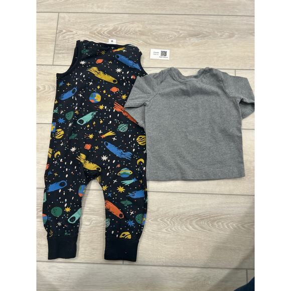 Hanna Andersson Overalls & Long Sleeve Tops Set 18–24M - Picture 7 of 7